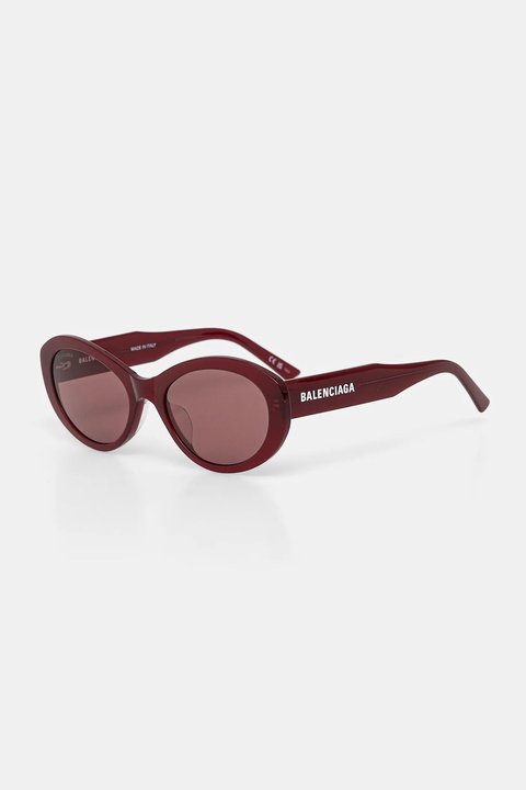 Balenciaga okulary przeciwsłoneczne damskie kolor bordowy BB0446S - zdjęcie produktu nr 1