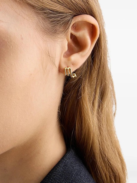 Jil Sander zodiac-sign single earring - Gold - zdjęcie produktu nr 1