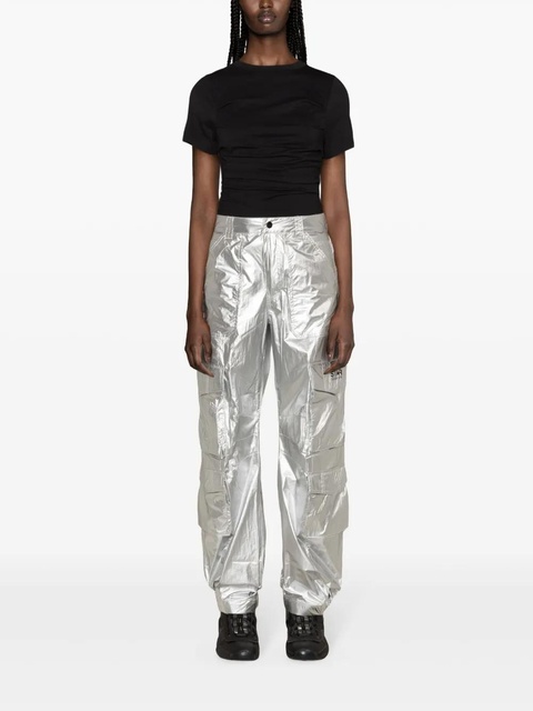 Golden Goose wide-leg cargo trousers - Silver - zdjęcie produktu nr 2