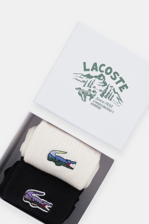 Lacoste skarpetki 2-pack kolor czarny RA5989 - zdjęcie produktu nr 1