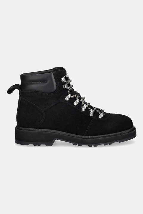 Gant workery skórzane Wootlynne damskie kolor czarny na płaskim obcasie 31543079 - zdjęcie produktu nr 1