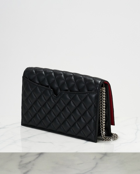 ALEXANDER MCQUEEN - Pikowana torebka z czaszką - zdjęcie produktu nr 1