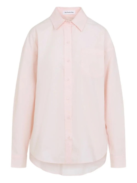 The Frankie Shop pocketed cotton shirt - Pink - zdjęcie produktu nr 1