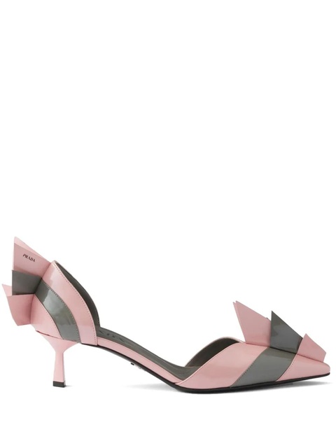 Prada 55mm leather pumps - Pink - zdjęcie produktu nr 1