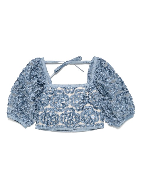 Maje floral organza top - Blue - zdjęcie produktu nr 1
