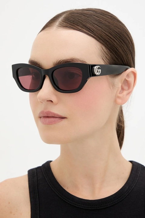 Gucci okulary przeciwsłoneczne damskie kolor czarny GG1954SA - zdjęcie produktu nr 1