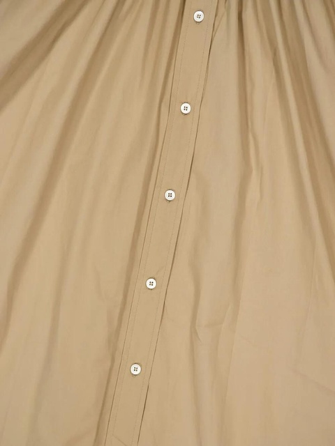Miu Miu smocked waist shirt dress - Brown - zdjęcie produktu nr 2