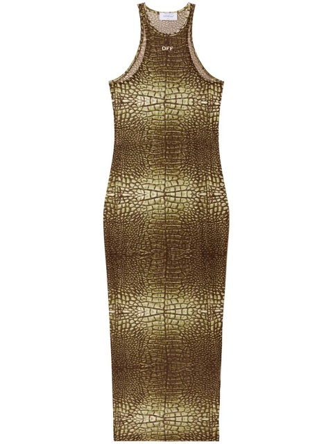 Off-White Croco dress - Green - zdjęcie produktu nr 1