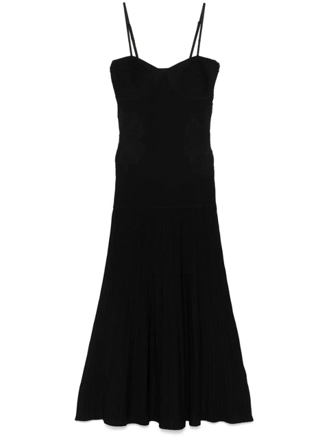 SANDRO sweetheart-neck maxi dress - Black - zdjęcie produktu nr 1