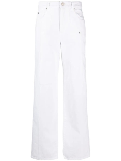 MARANT ÉTOILE Valeria straight-leg jeans - White - zdjęcie produktu nr 1