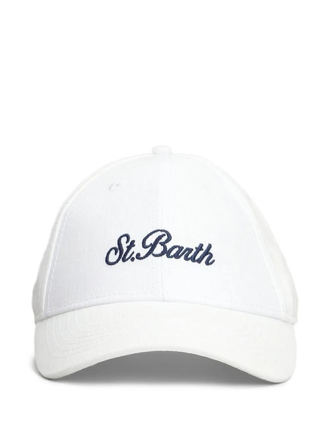 MC2 Saint Barth logo-embroidered baseball cap - White - zdjęcie produktu nr 1