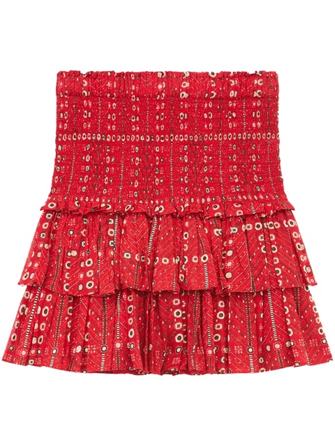 MARANT ÉTOILE Naomi mini skirt - Red - zdjęcie produktu nr 1