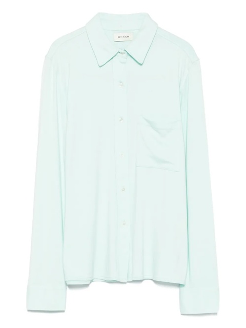 BY FAR pocket long-sleeve shirt - Green - zdjęcie produktu nr 1