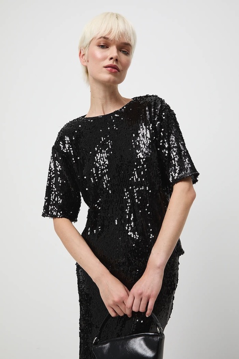 Medicine t-shirt damski kolor czarny - zdjęcie produktu nr 1