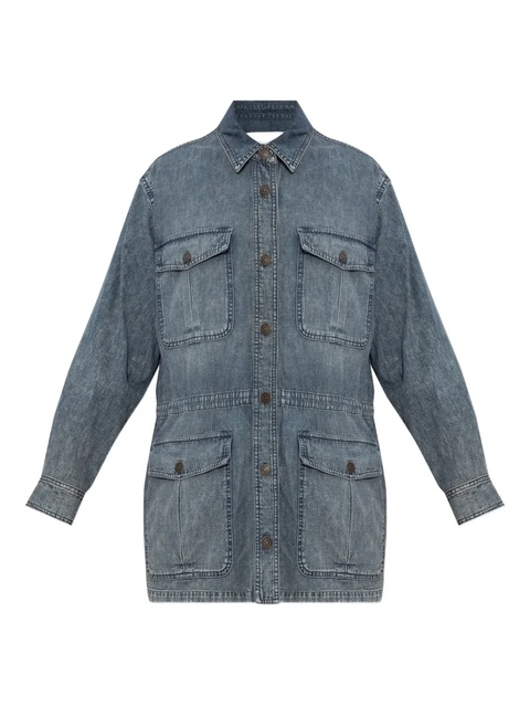 MARANT ÉTOILE Nossia faded blue denim shirt jacket - zdjęcie produktu nr 1