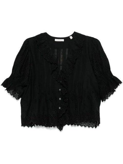 DÔEN Henri blouse - Black - zdjęcie produktu nr 1