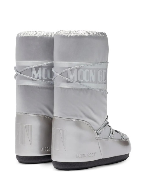 Moon Boot Icon Glance logo lace-up boots - Grey - zdjęcie produktu nr 2