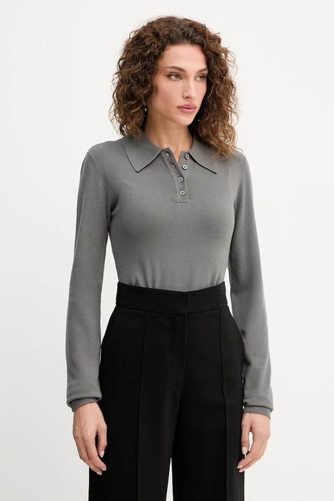 Silvian Heach sweter BUCERS damski kolor szary lekki GPA25555PO - zdjęcie produktu nr 1