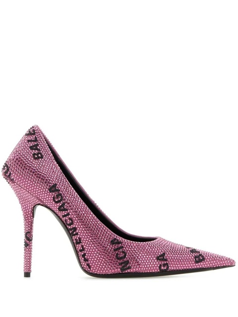 Balenciaga 110mm rhinestone-embellished pumps - Pink - zdjęcie produktu nr 1