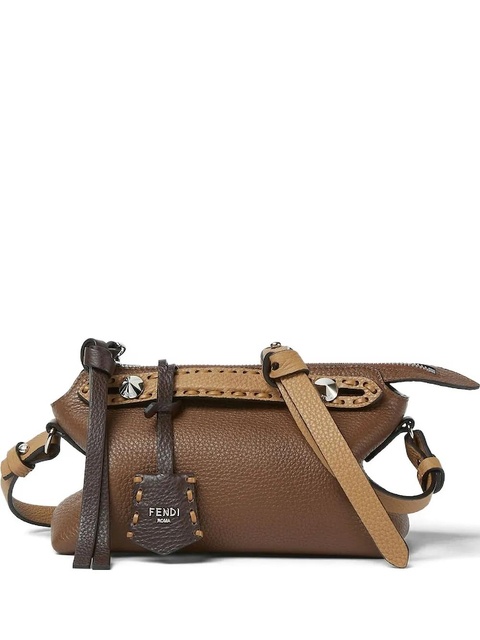 FENDI mini By The Way Selleria leather handbag - Brown - zdjęcie produktu nr 1