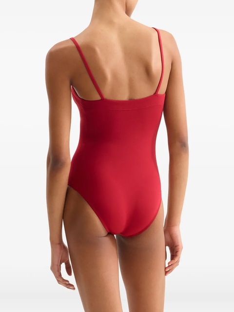 ERES Aquarelle square-neck swimsuit - Red - zdjęcie produktu nr 2