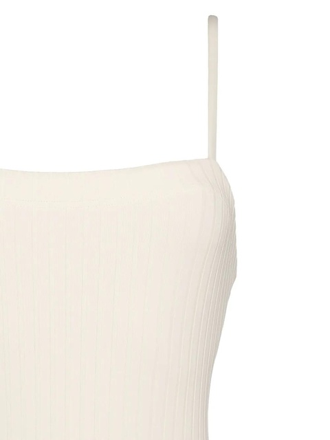 ERES Tropicalia ribbed swimsuit - White - zdjęcie produktu nr 2