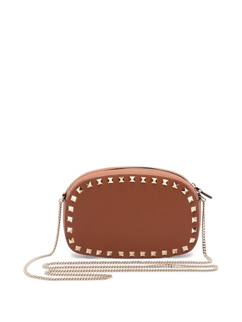 Valentino Garavani mini Rockstud chain cross body bag - Brown - zdjęcie produktu nr 2