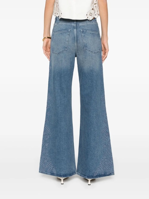 Maje embroidered jeans - Blue - zdjęcie produktu nr 2