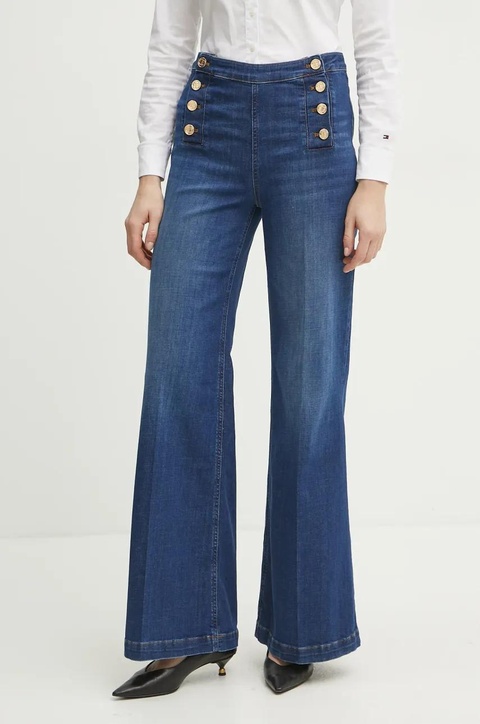 Twinset jeansy damskie kolor niebieski 251TP2574 - zdjęcie produktu nr 1