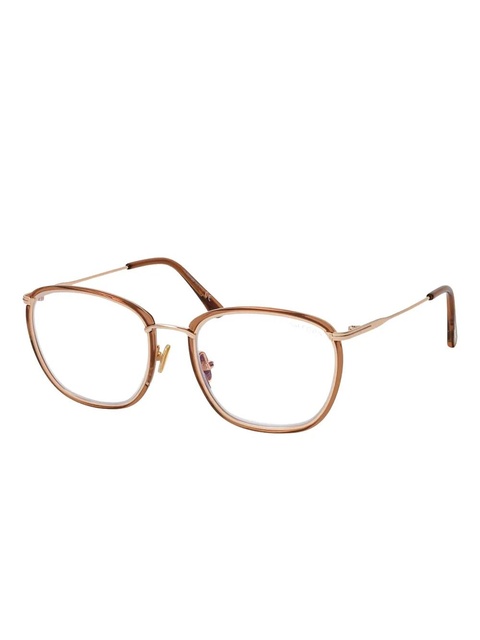 TOM FORD Eyewear geometric-frame glasses - Brown - zdjęcie produktu nr 2