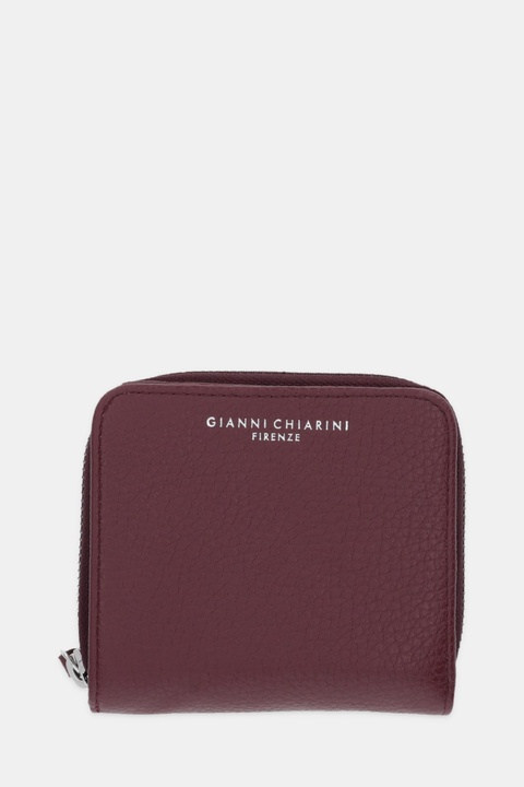 Gianni Chiarini portfel skórzany damski kolor bordowy PF W-4953A GRN - zdjęcie produktu nr 1