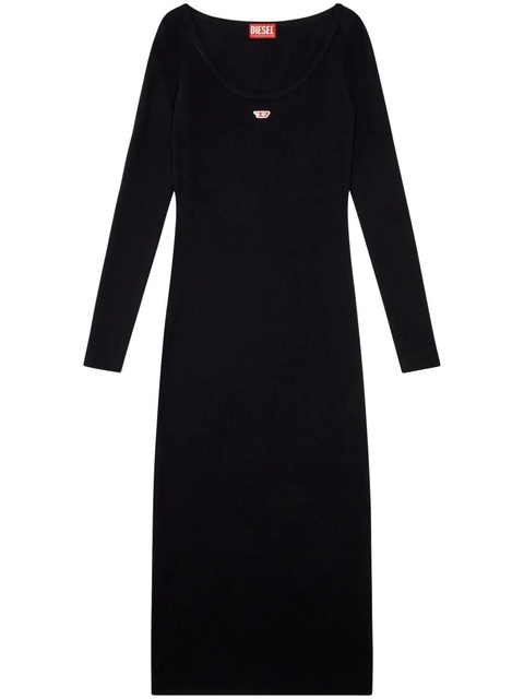 Diesel D-Ballet-D ribbed maxi dress - Black - zdjęcie produktu nr 1