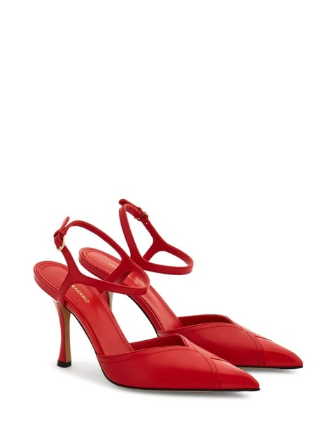 Ferragamo 95mm contrasting-inlays pumps - Red - zdjęcie produktu nr 2
