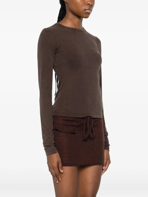 Aya Muse crew-neck sweater - Brown - zdjęcie produktu nr 2