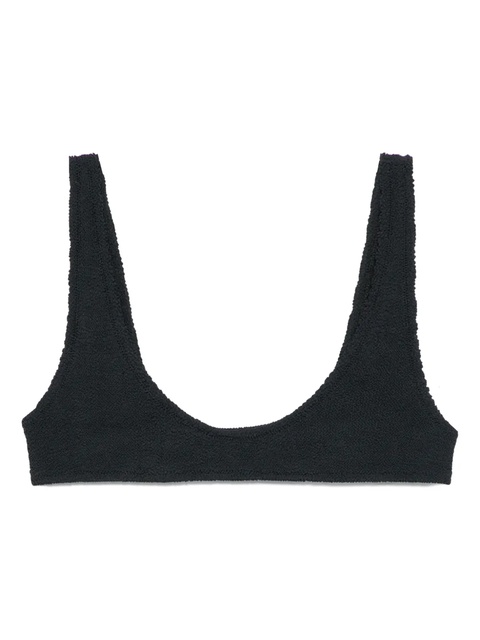 MC2 Saint Barth textured bikini top - Black - zdjęcie produktu nr 1