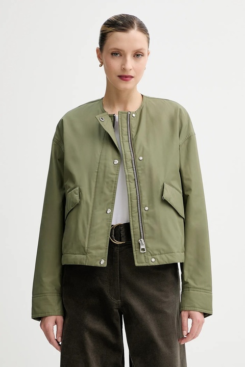 Marc O'Polo kurtka kolor zielony przejściowa oversize 506127070055 - zdjęcie produktu nr 1