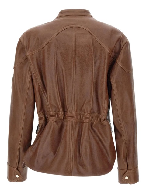 Rabanne multi-pocket leather jacket - Brown - zdjęcie produktu nr 2