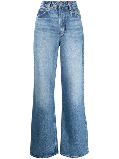 Reformation Cary high-rise wide-leg jeans - Blue - zdjęcie produktu nr 1