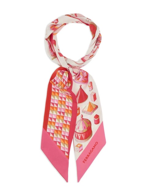 Ferragamo graphic-print bandeau - Pink - zdjęcie produktu nr 1