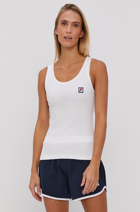 Fila Piżama damska kolor biały - zdjęcie produktu nr 1