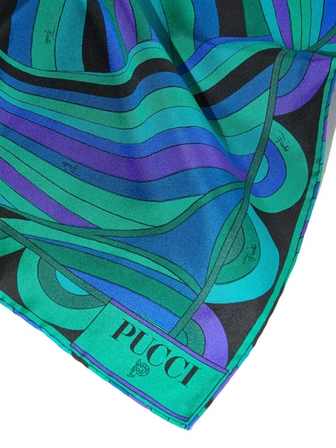 PUCCI Iride-print scarf - Green - zdjęcie produktu nr 2