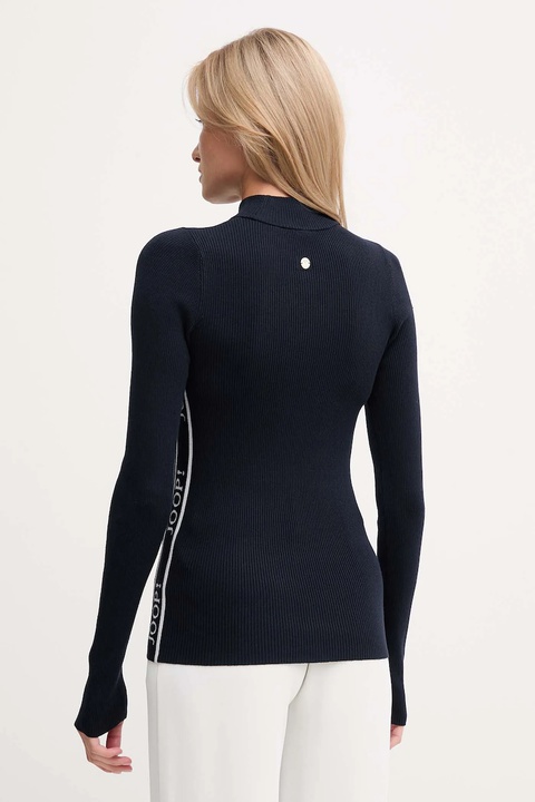 Joop! sweter damski kolor granatowy lekki z półgolfem 30048372 - zdjęcie produktu nr 2