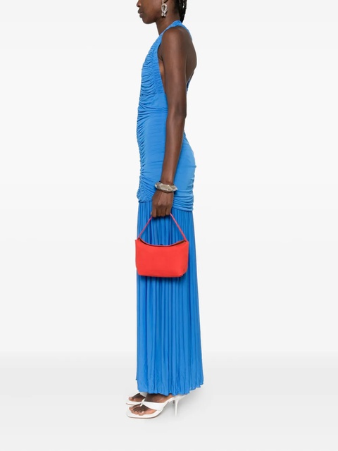 Christopher Esber Turnlock suede mini tote bag - Red - zdjęcie produktu nr 1