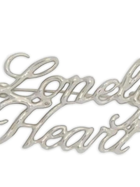 Jil Sander lonely heart brooch - Silver - zdjęcie produktu nr 1