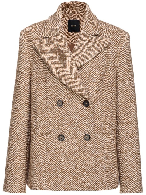 PINKO double-breasted blazer - Neutrals - zdjęcie produktu nr 2