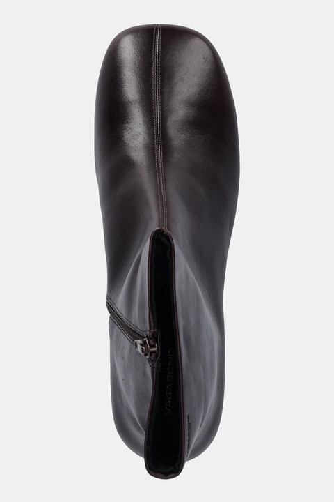 Vagabond Shoemakers botki skórzane LIVIA damskie kolor brązowy na słupku 6056-001-35 - zdjęcie produktu nr 2