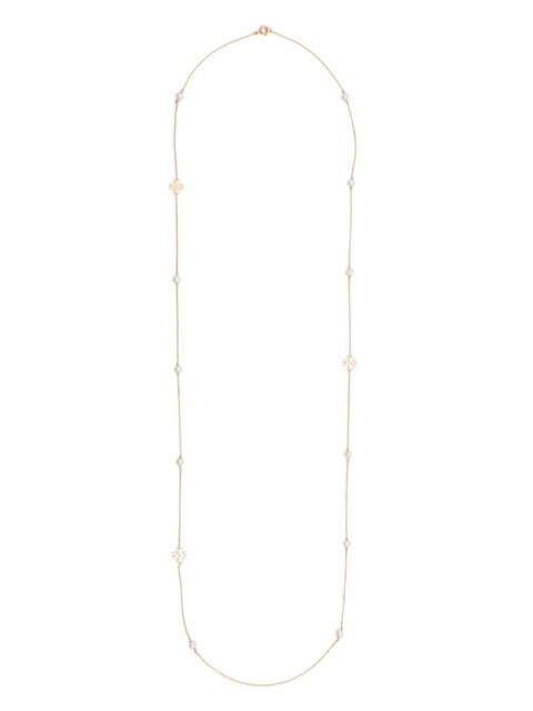 Tory Burch Kira pearl necklace - Gold - zdjęcie produktu nr 1