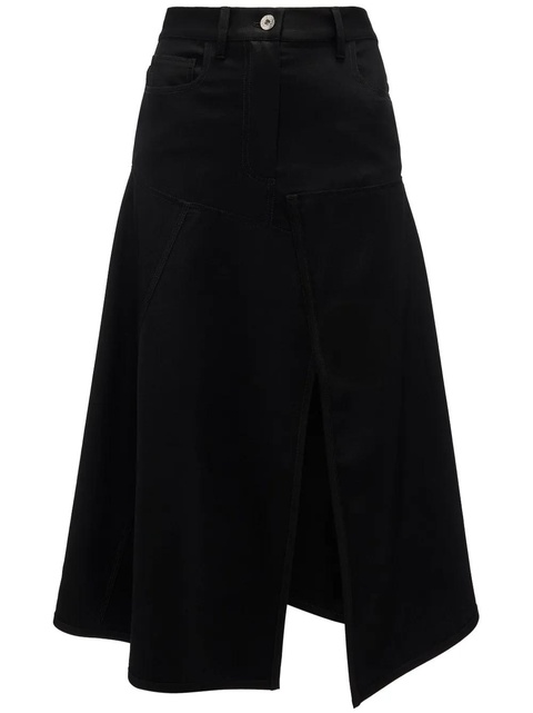 JW Anderson hanky-hem asymmetric skirt - Black - zdjęcie produktu nr 1