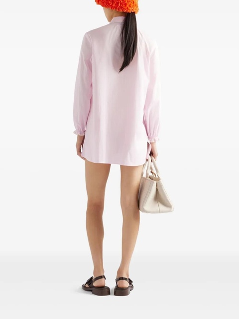 Prada Embroidered batiste shirt - Pink - zdjęcie produktu nr 2