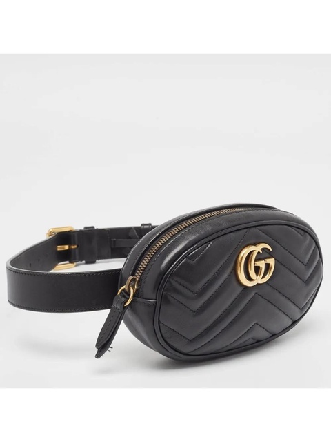 Gucci GG Marmont belt bag - Black - zdjęcie produktu nr 2